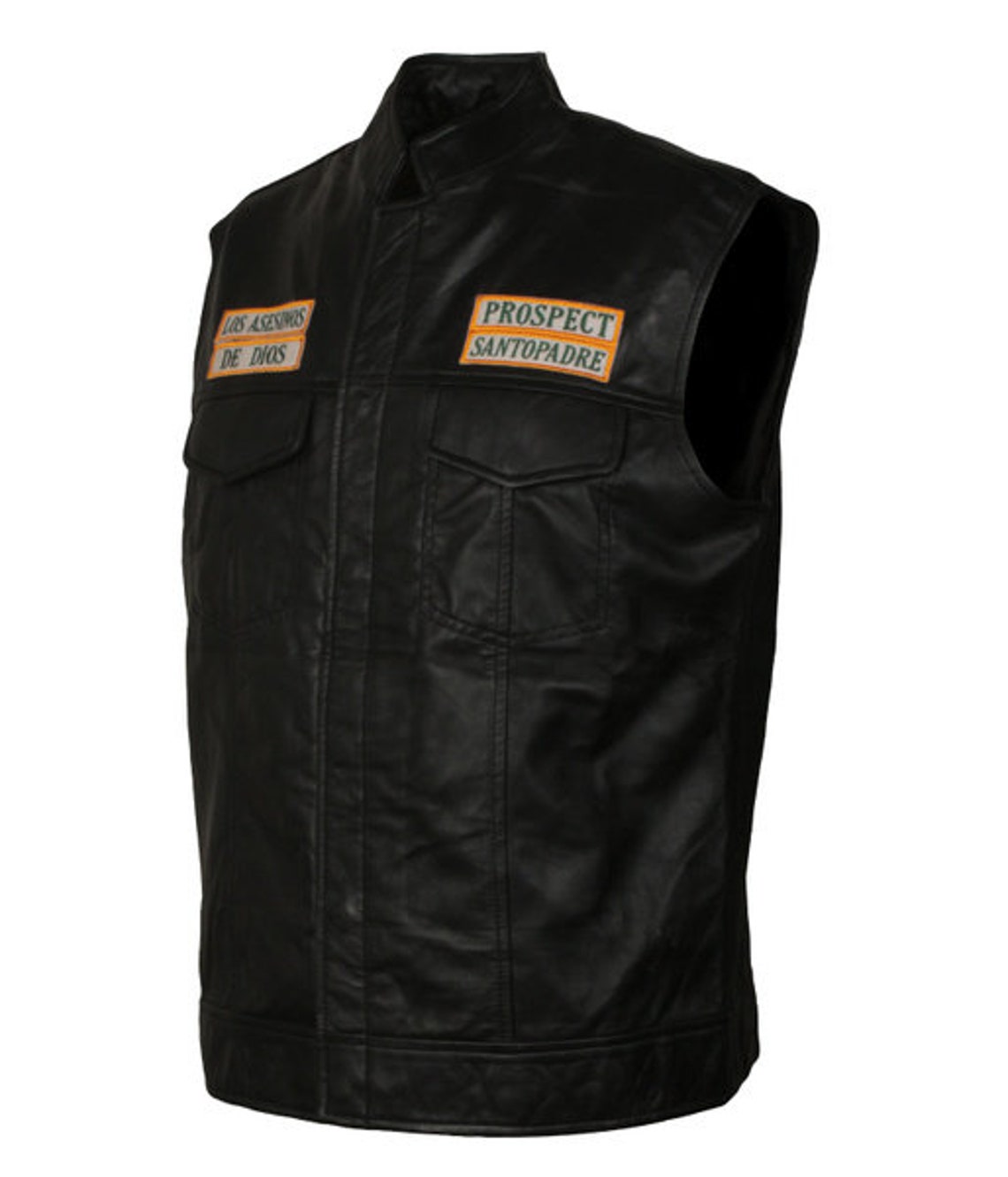 Mayans southern cali mc leather vest embroidered  Etsy