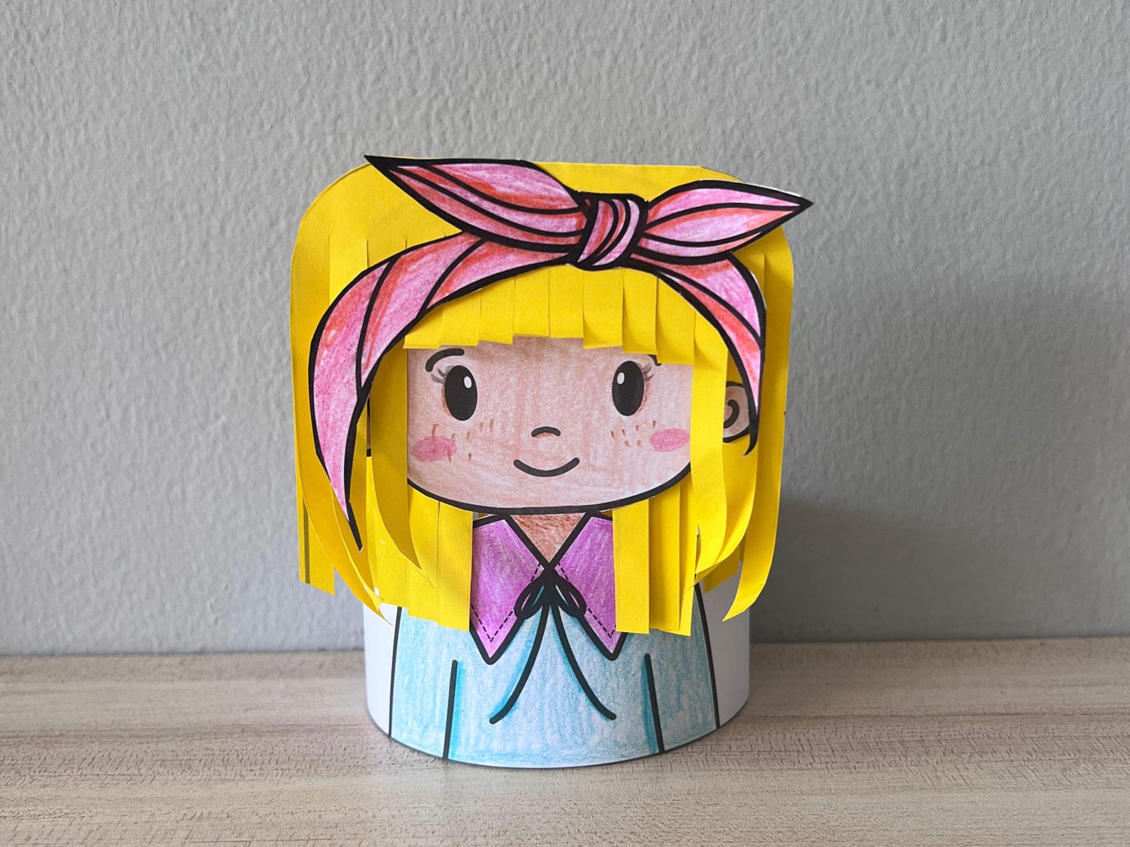 Hair Salon Paper Craft Activity Kit: DIY Haircut Game (PDF) - Etsy