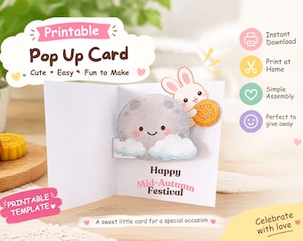 Knutsel een pop-up kaart met een knipoogje - DIY-kaarten maken voor het Midherfstfestival: PDF-sjabloon