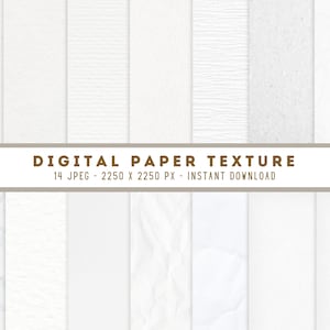 Paper texture Digital Paper Texture White Digital Paper Background Printable Warm white Texture paper Instant Download Images JPEG texture