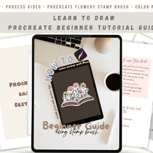 Procreate Sticker Tutorial Ebook: Beginner&#39;s Guide with Stamp Brushes (PDF)