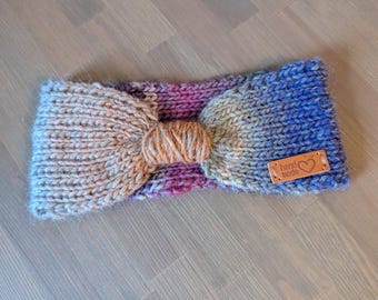 Stirnband - handgestrickt, Unikat