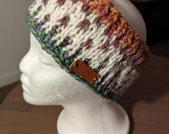 Stirnband - handgestrickt, Unikat