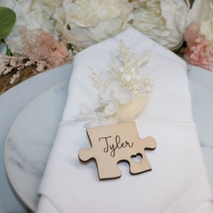 Puzzle Piece - Wedding Place Cards