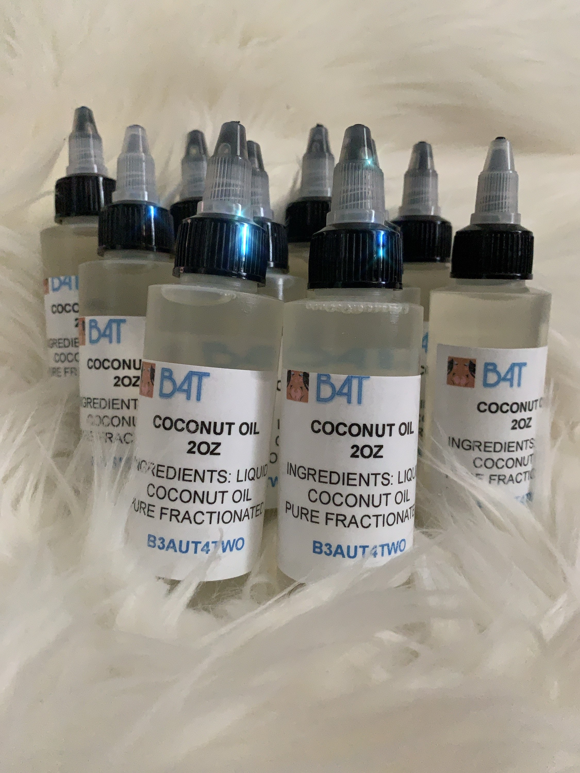 FRACTIONATED COCONUT OIL 2oz in Squeeze Bottle Etsy