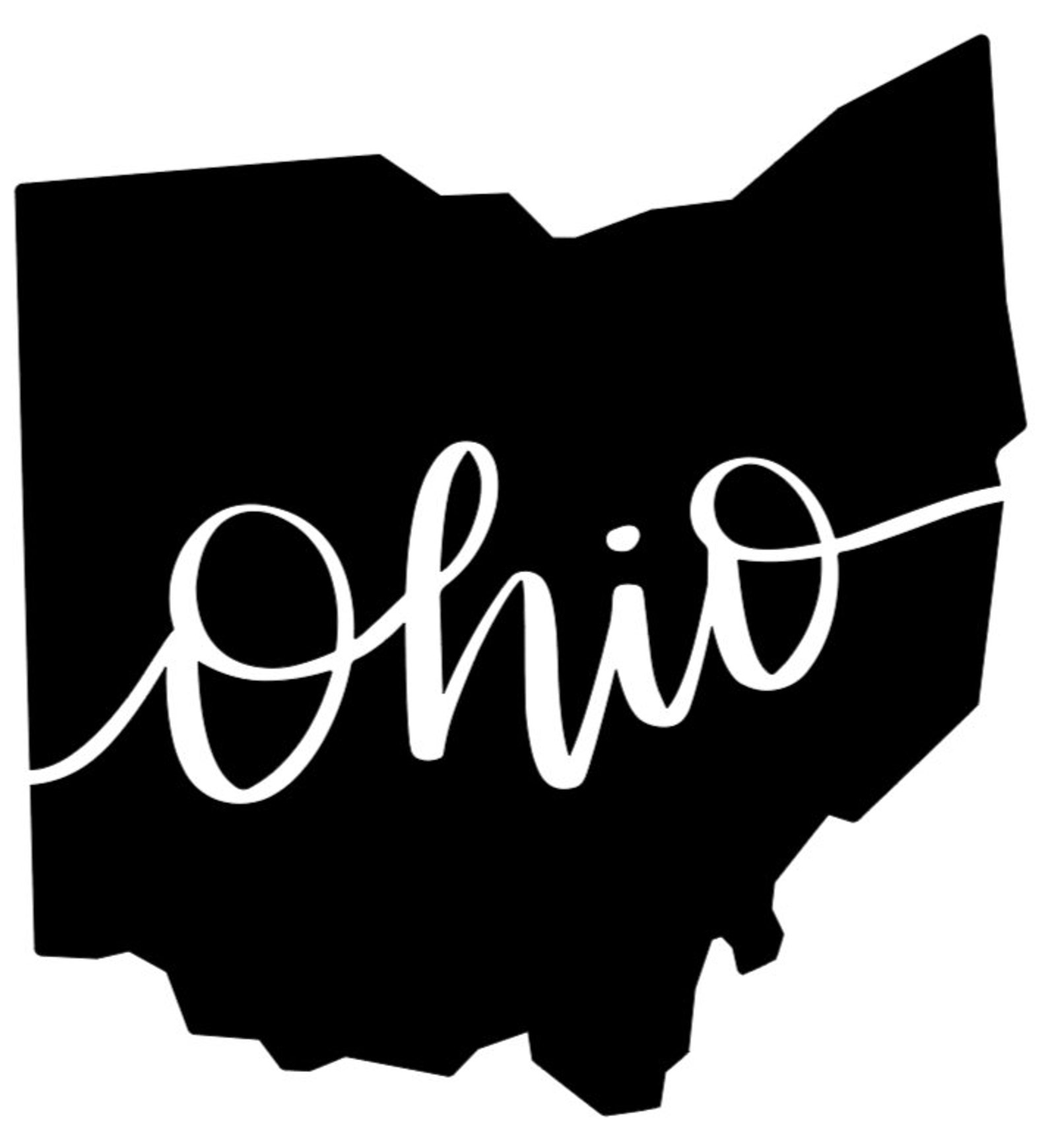 Ohio Vinyl Decal Sticker Etsy