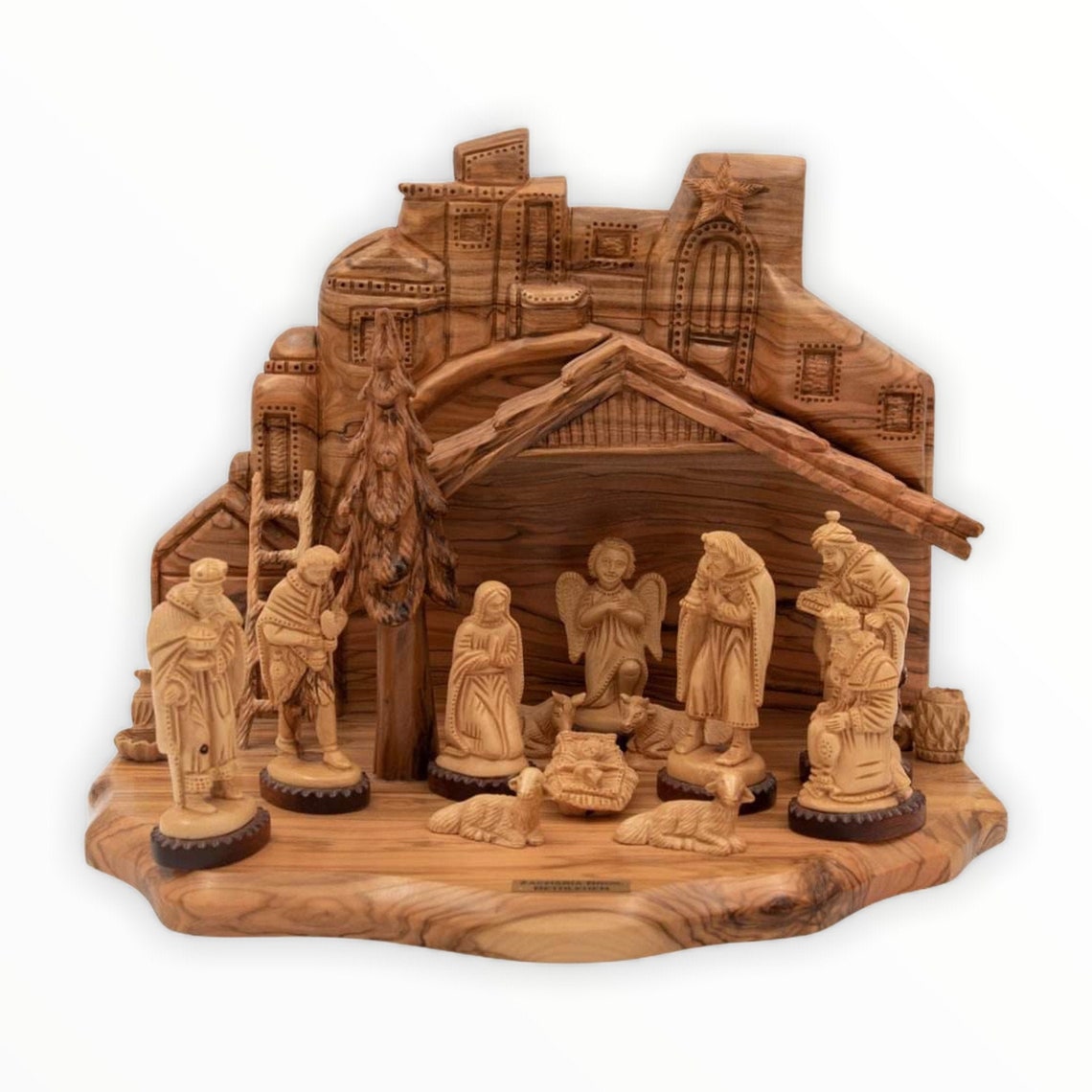 Limited Edition Hand Carved Olive Wood Nativity Set | Etsy