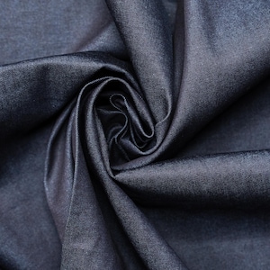 11oz Indigo Stretch Denim Cotton Elastane Fabric Jeans Material 65&quot; Width Sold By The Metre