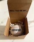 Godfather baseball proposal box | Godfather gifts | Will you be my Godfather | Personalized Baseball