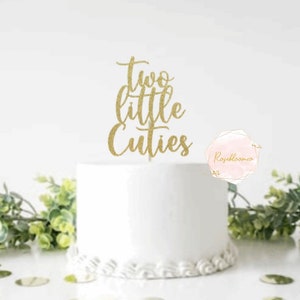 Twins cake topper | Twins cutie cake topper | Babyshower cake topper | Twins baby shower topper