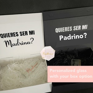 Padrinos de Bautizo | Godparents proposal box | Godfather proposal box | Padrino proposal box | Madrina Proposal box