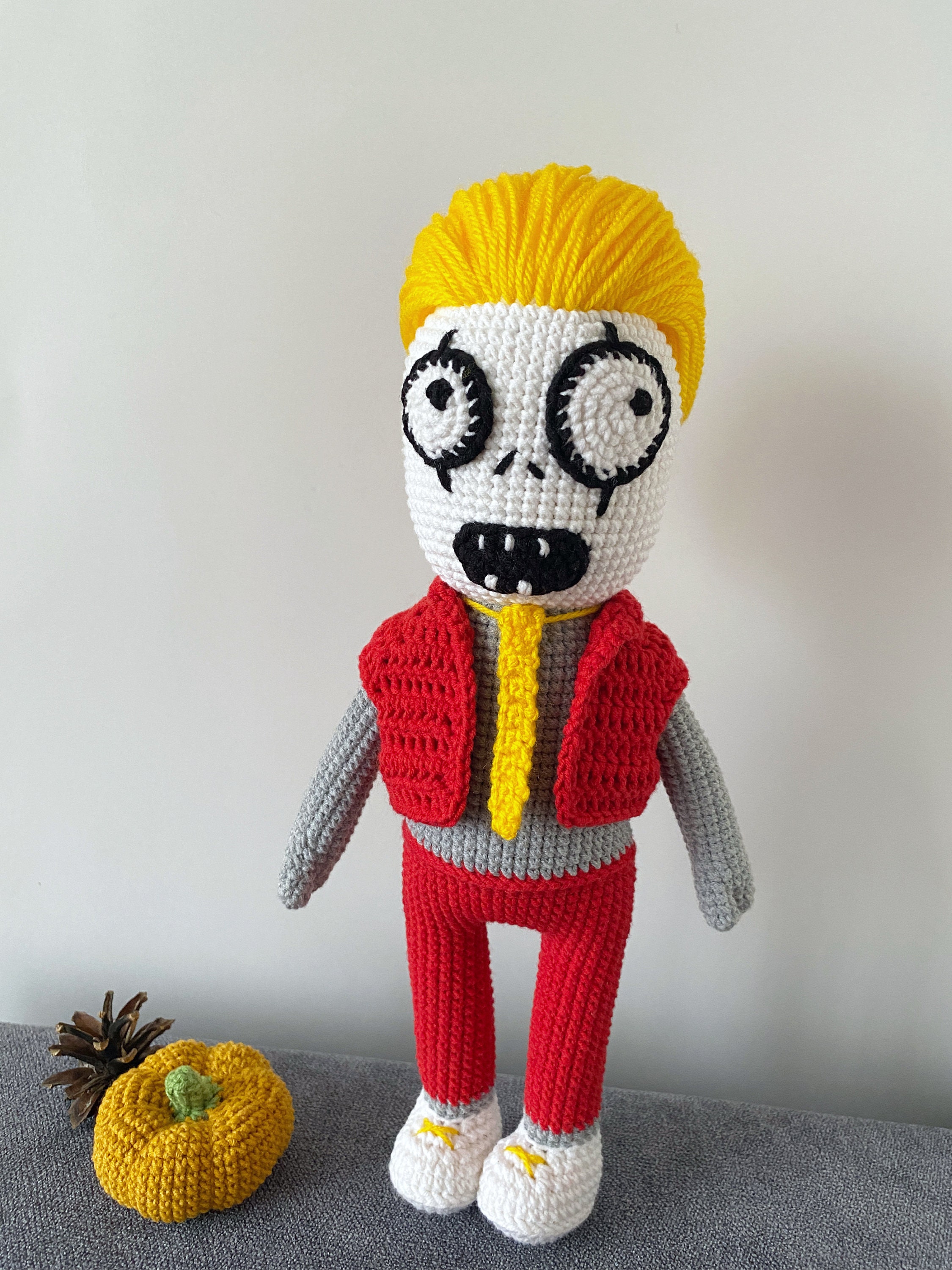 CROCHET ZOMBIE PATTERN Amigurumi Monster Doll Halloween Etsy