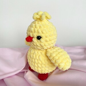 CHICK CROCHET PATTERN, Easter chicken, Amigurumi chick, Chicken crochet toy, Little chick pattern image 4