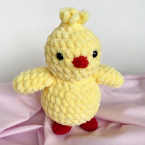 CHICK CROCHET PATTERN, Easter chicken, Amigurumi chick, Chicken crochet toy, Little chick pattern image 6