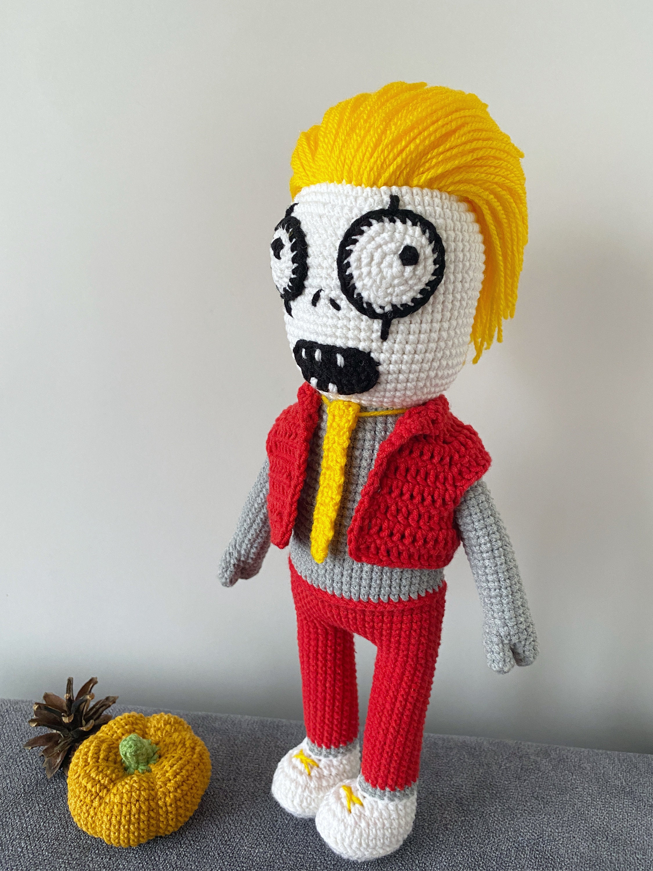 CROCHET ZOMBIE PATTERN Amigurumi Monster Doll Halloween Etsy