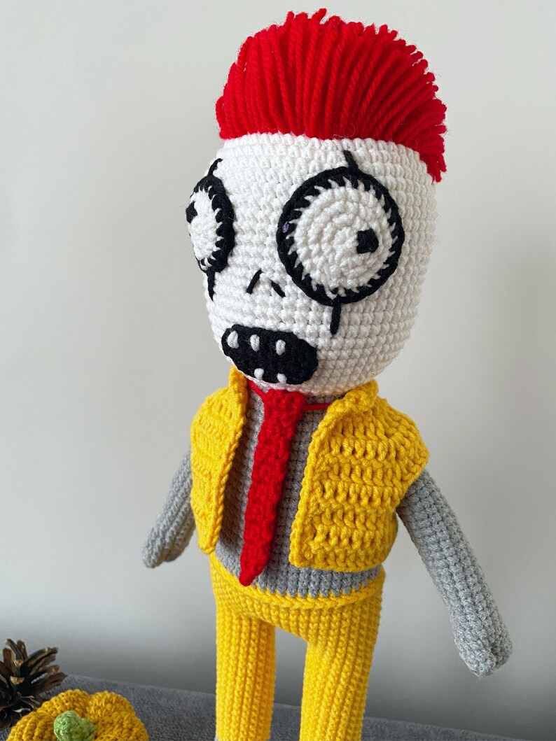 CROCHET ZOMBIE PATTERN Amigurumi Monster Doll Halloween Etsy