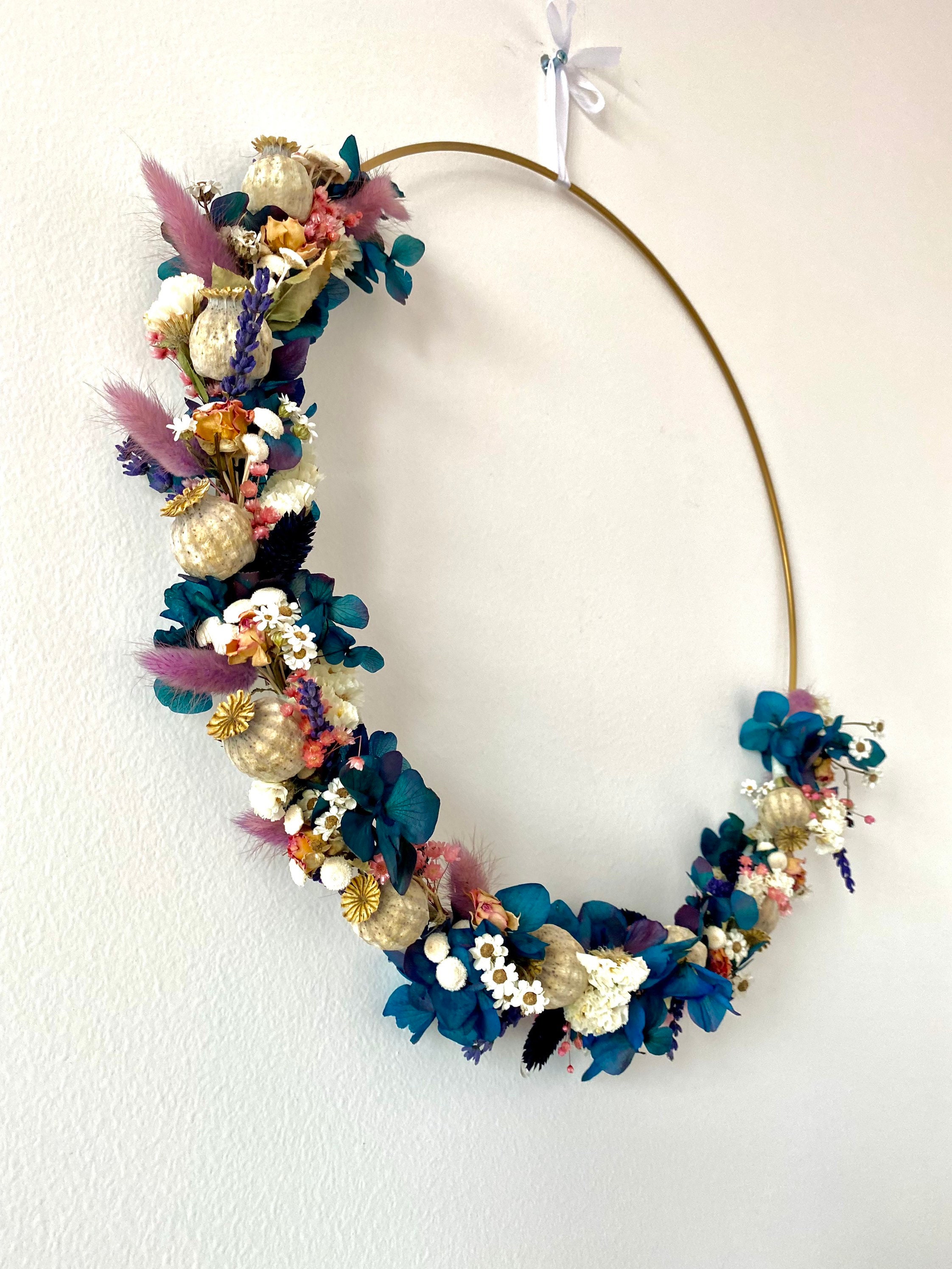 Couronne de Fleurs Séchées