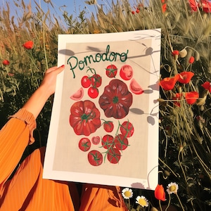 Italian Kitchen Art, Mediterranean Art, Tomato Kitchen Decor