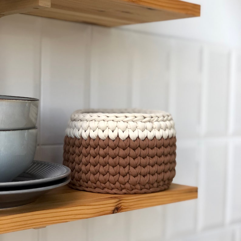 Round Storage Basket Gift Basket Bathroom Storage Basket Etsy