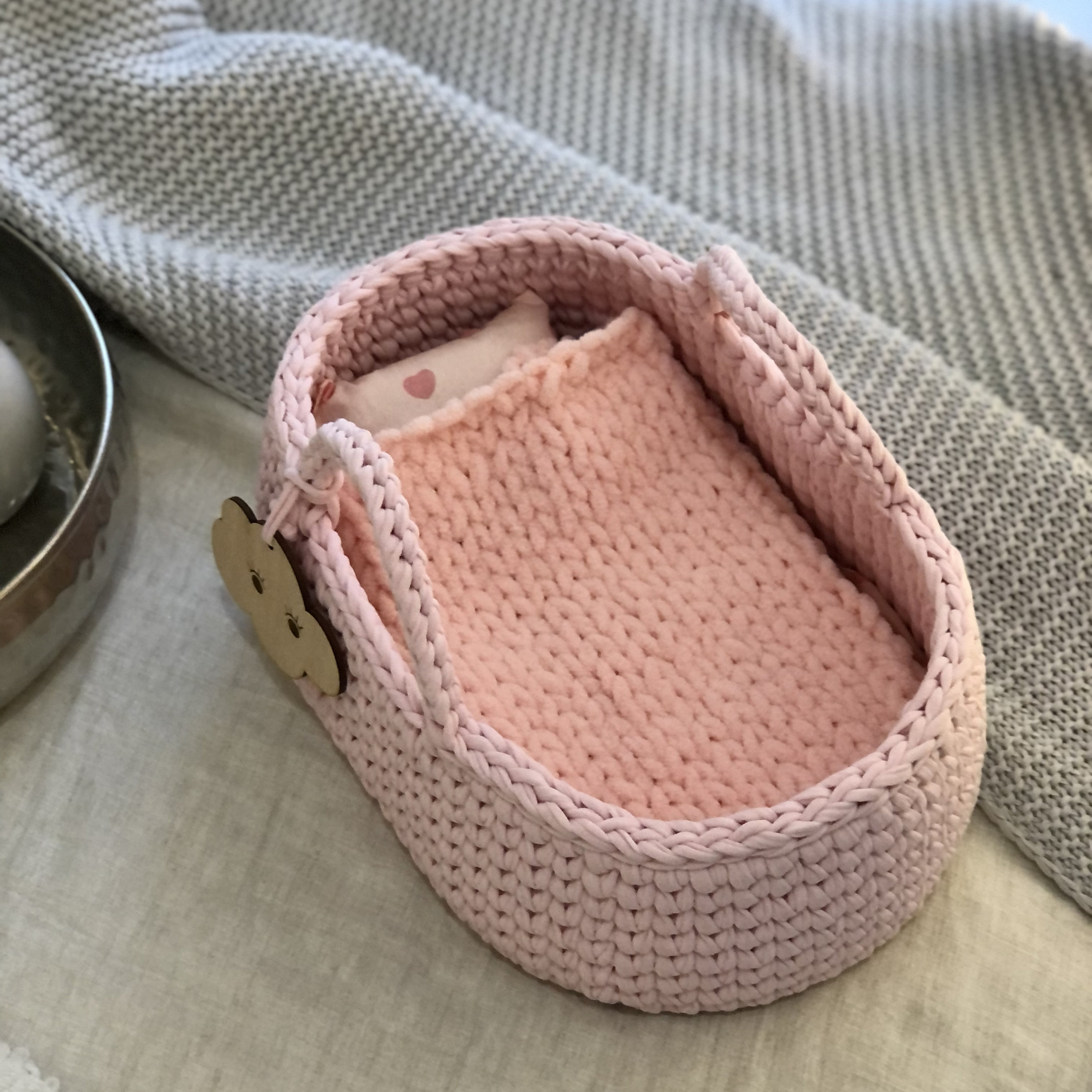 Doll Moses Basket Doll Crib Doll Etsy