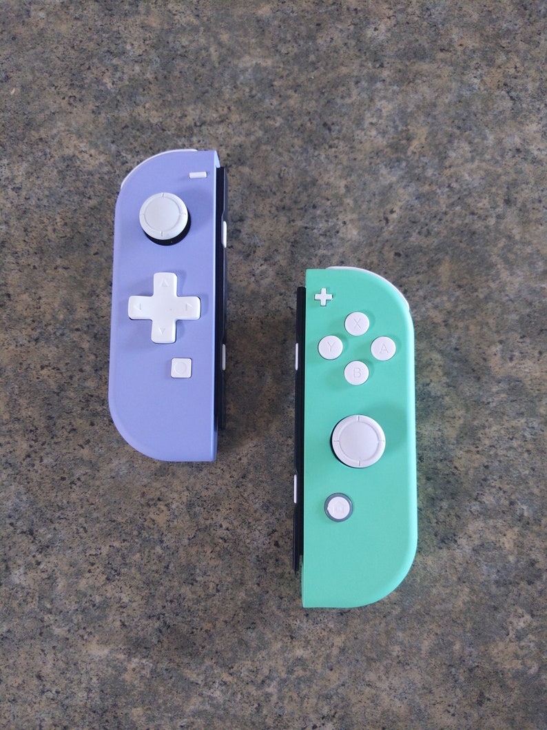 Nintendo Switch Custom LavenderMint Pastel Joycons Etsy