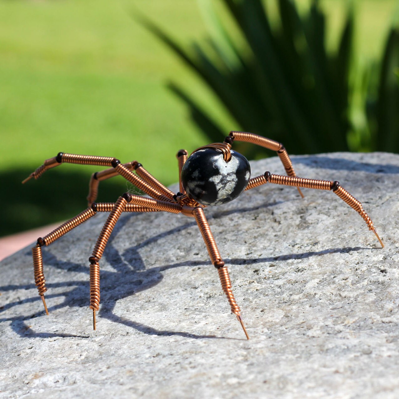 Araña Poseable Araña de bobina de cobre Araña aferrada | Etsy