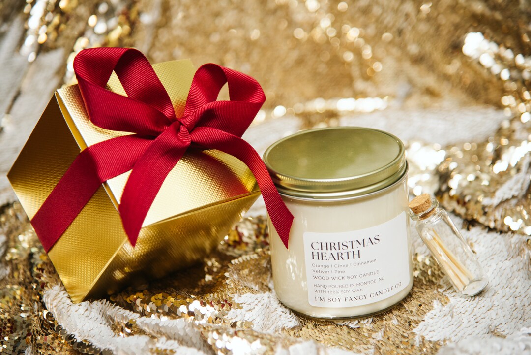 Soy Candle Wood Wick // 16oz. 80 Hrs. Burn // Choose Your Etsy