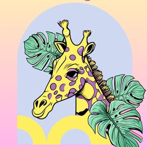 KIDS PARTY INVITES - Gi Gi Giraffe