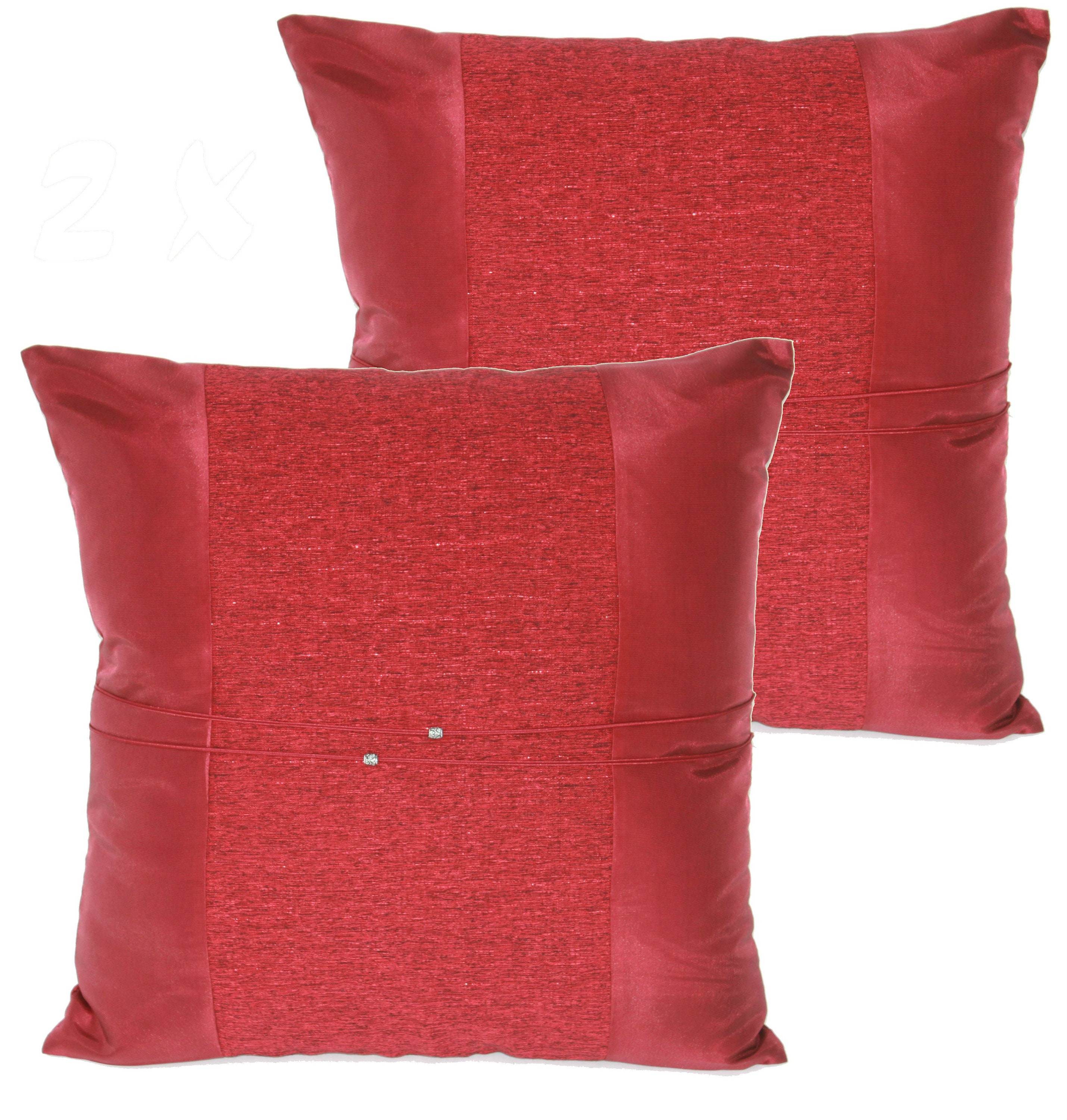 Housses de Coussin Décoratives en Soie Thaïlande