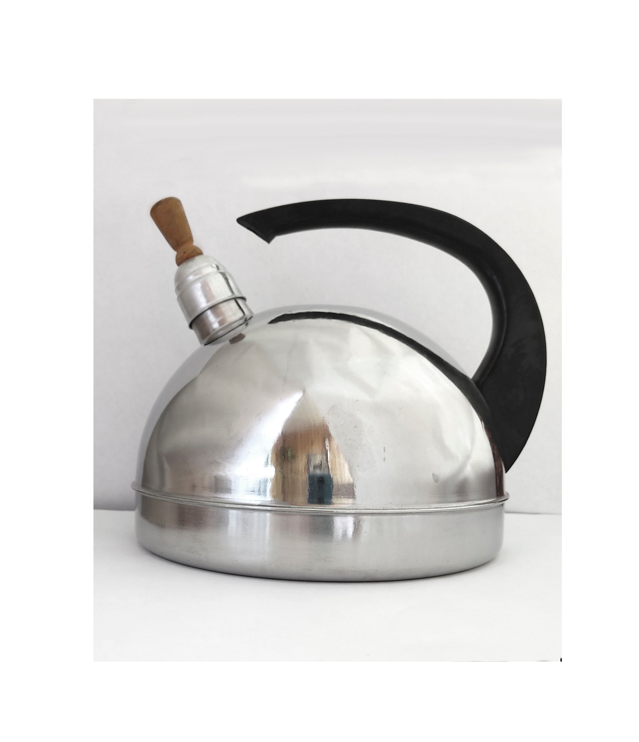 Vintage Teapot with whistle 3L Stainless steel Teapot Old Etsy