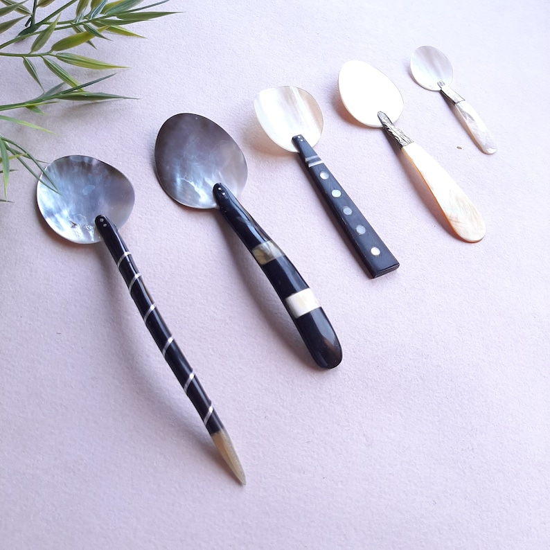 Mother of Pearl Spoon Delicate Caviar Spoon Antique Spoon With Etsy
