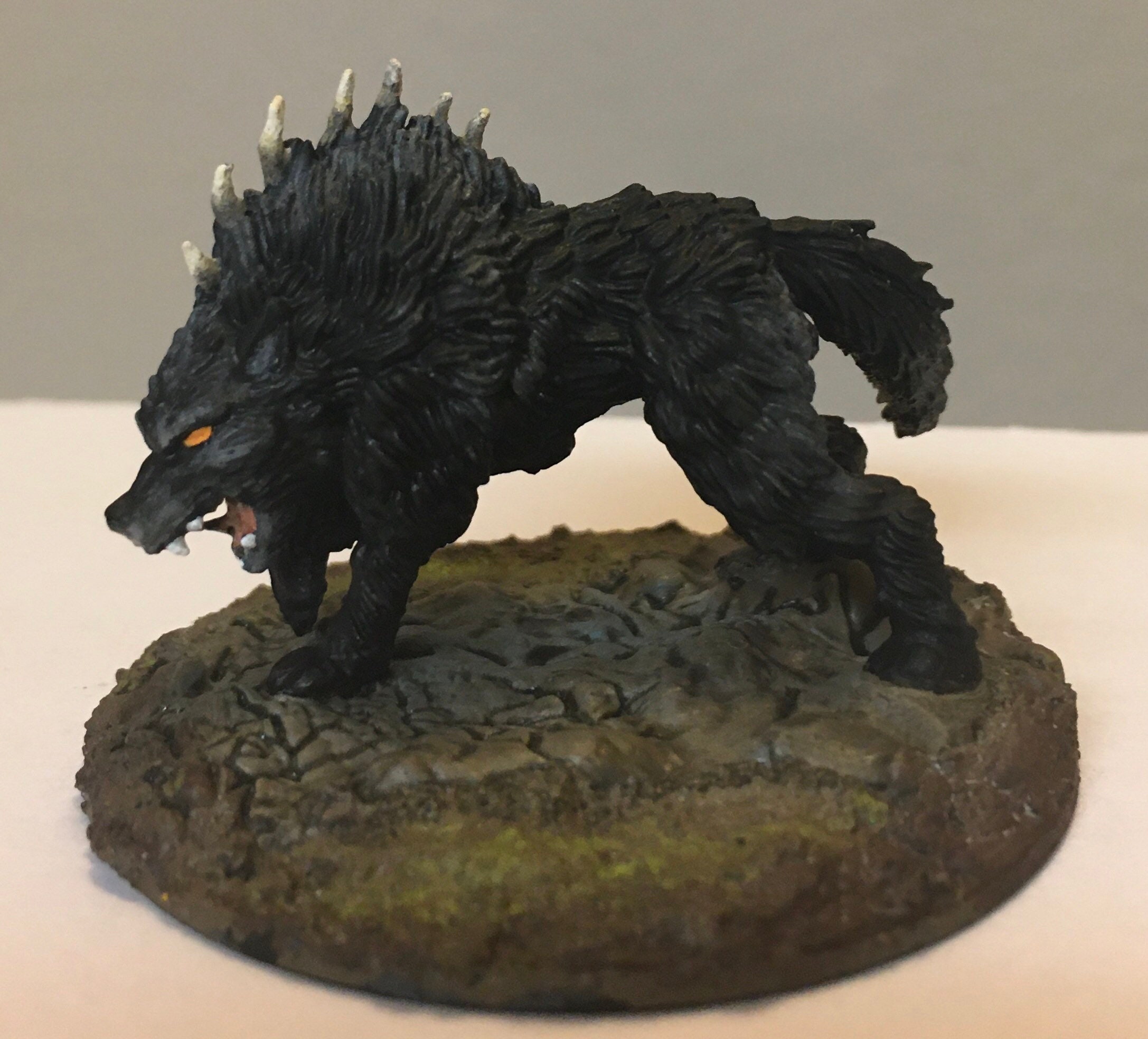 Toys Dire Wolf Miniature for Tabletop Miniature RPG wargames GriffonCo ...