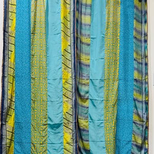 Boho Curtain Indian Saree Curtain Handmade Curtains For Bohemian Window Decor Hippie Bedroom