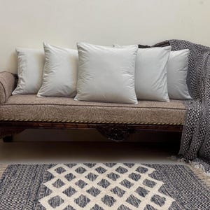 Handmade Velvet Pillow Cover – Cushion Cover with Piping – Stylish Home Decor Piped Edge Cushion Cover – Sofa or Bed Pillow