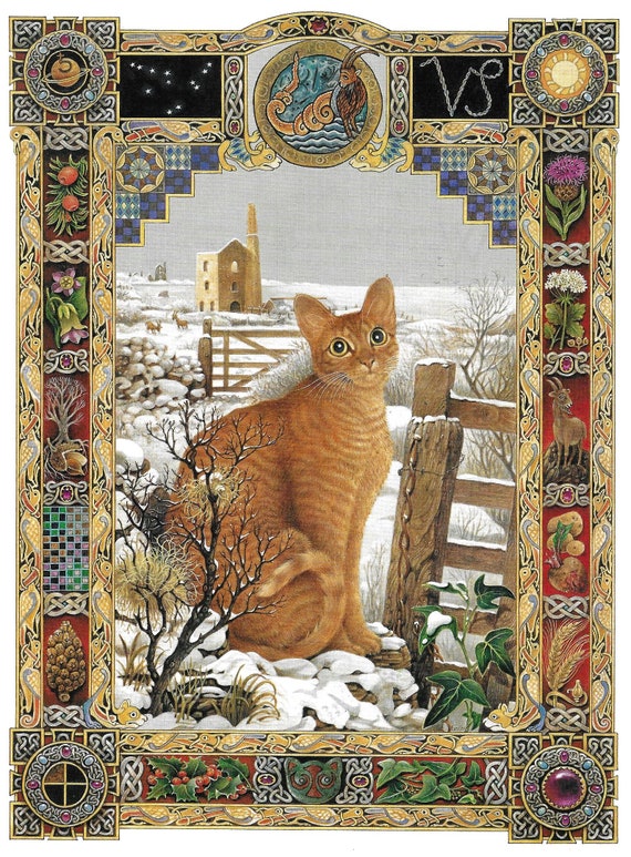 Ivory Cats by Lesley Anne Ivory Wall Calendar 2024 (Art Calendar