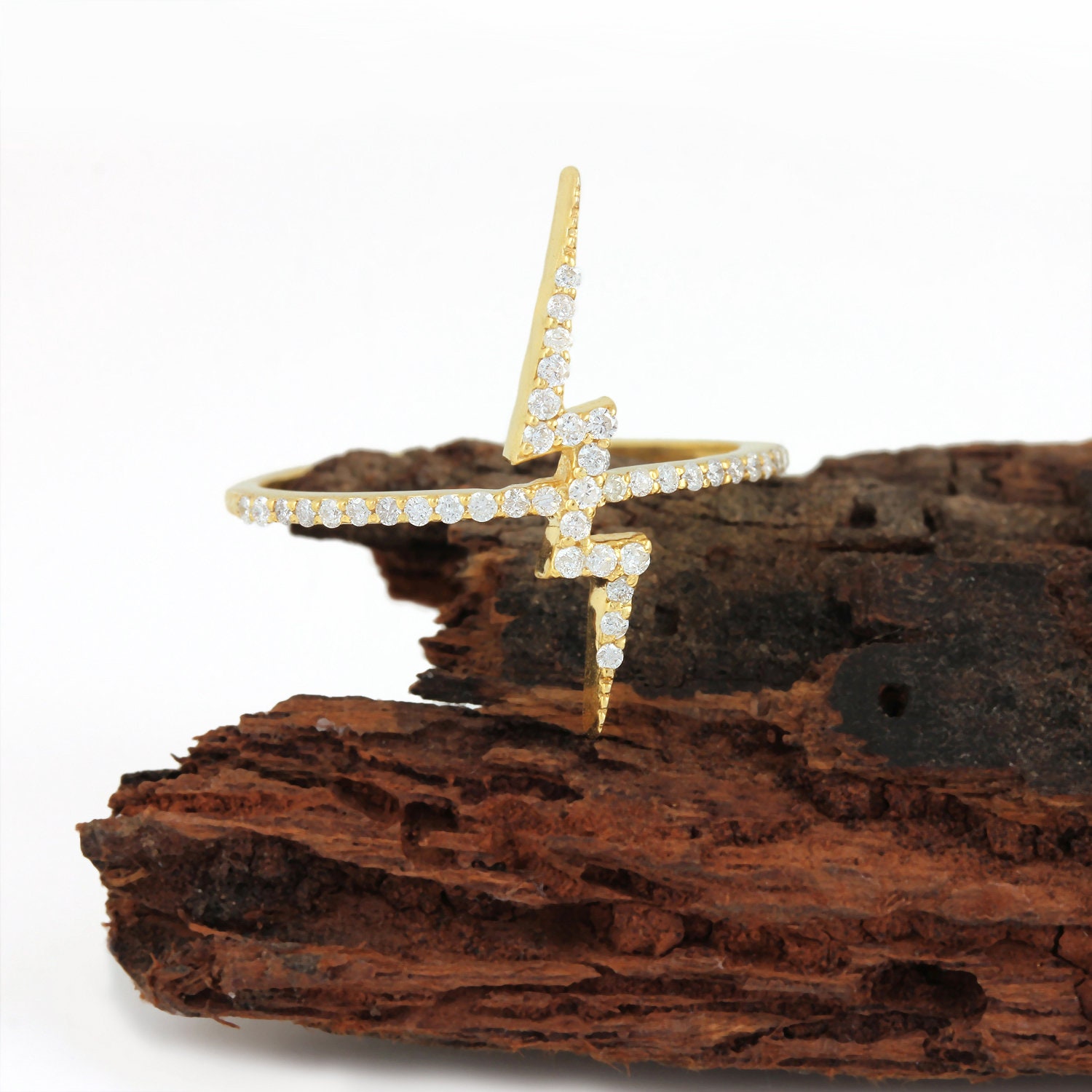 Anillo de apilamiento de 14k Gold Filled 925 Solid Sterling | Etsy