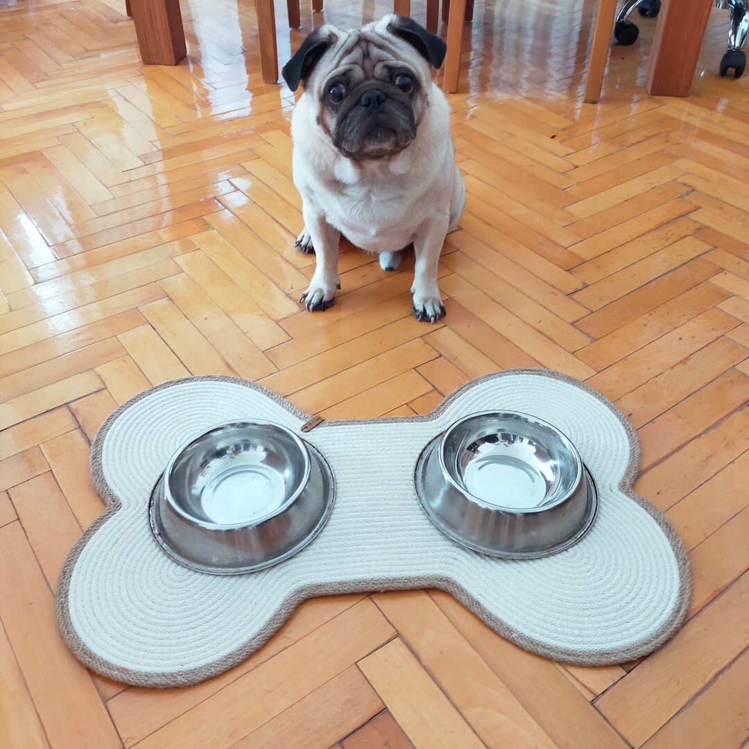 Handmade Cotton Rope Dog Place Mat Dog Food Mat Personalized Pet