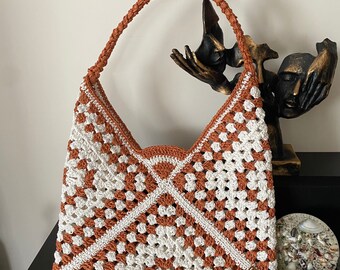 Straw Patterned Women's Shoulder Bag