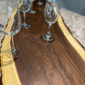 Black Walnut Charcuterie Serving Boards, Grazing Board, Cheese Board, Live Edge, Handmade, Birthday Gift, Wedding, Mothers Day, Butter Board image 3