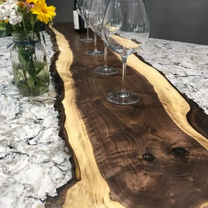 Black Walnut Charcuterie Board, Live Edge Grazing Board, Cutting Board, Bark Or No Bark, Custom, Handle Option, Solid Wood, Large To Small