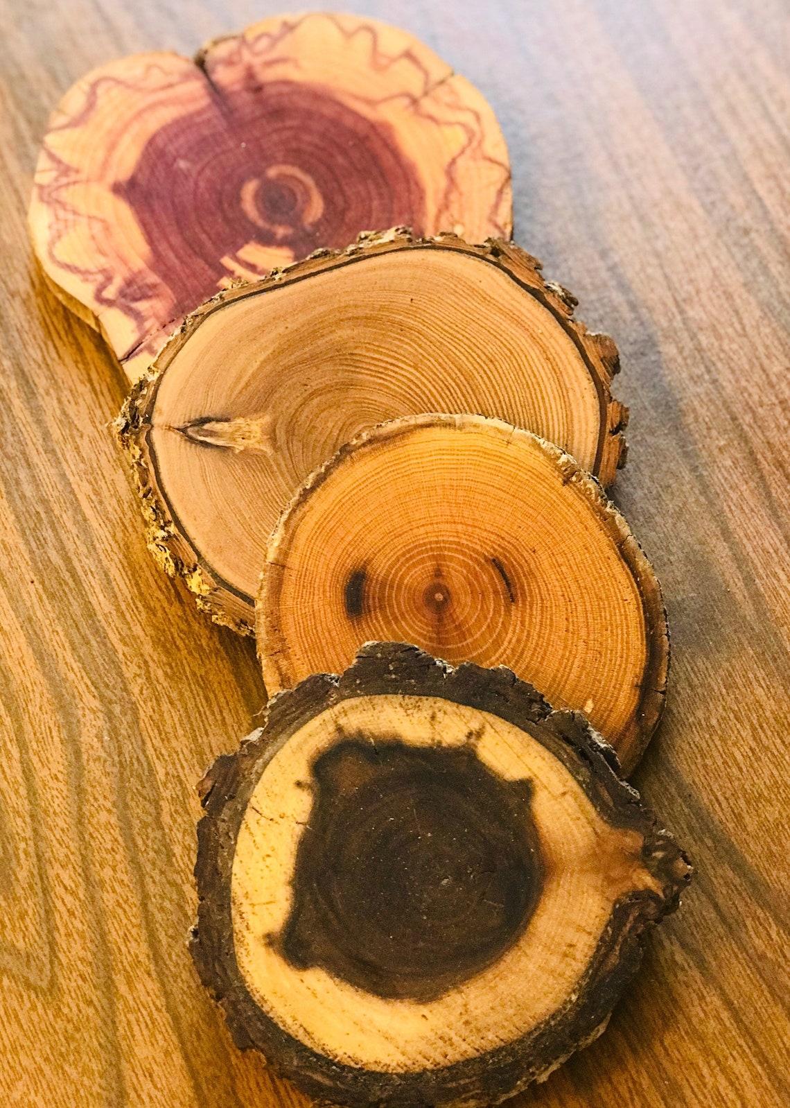 Natural & Black Mixed Set of 4 Coasters main image 0