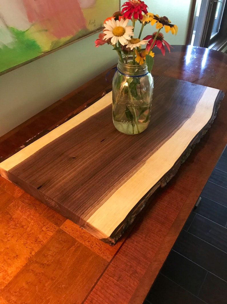 Black Walnut Charcuterie Serving Boards, Grazing Board, Cheese Board, Live Edge, Handmade, Birthday Gift, Wedding, Mothers Day, Butter Board image 10