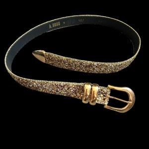 Gold glitter belt for dress hotsell