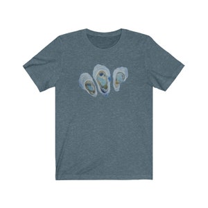 Watercolor Oysters - Cotton Unisex Tee