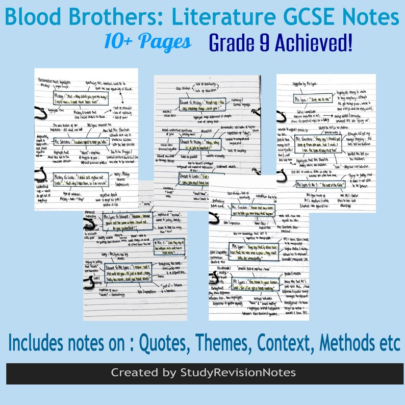 English literature papers 1 blood brothers picture
