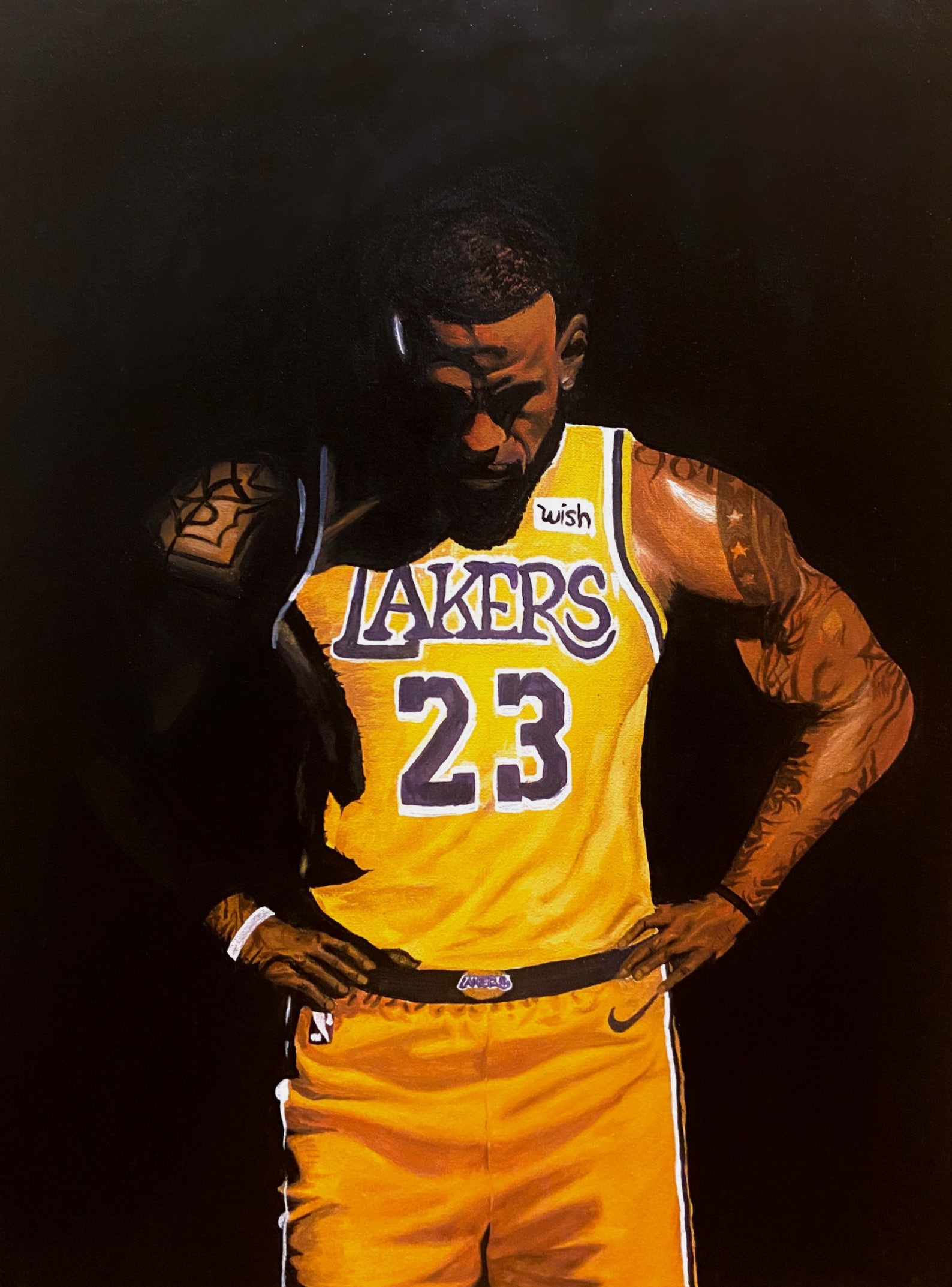 LeBron James poster Etsy