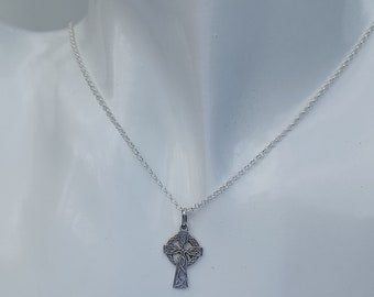 Sterling Silver Celtic Cross Necklace