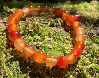 Carnelian Power Bead Bracelet