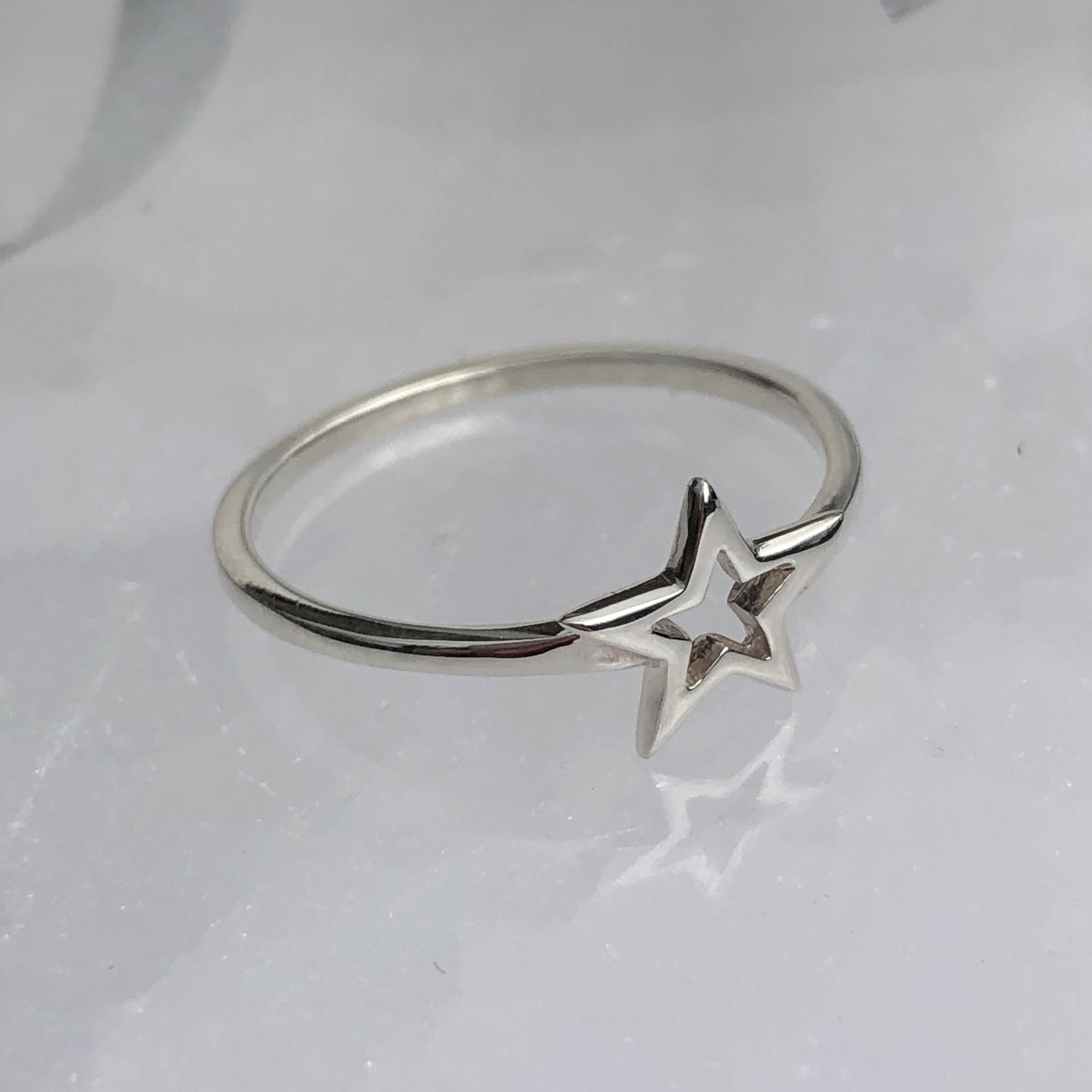 Anello Punta Argento Sterling Pentacle Corpo Gioielli Fascia - Foto 9