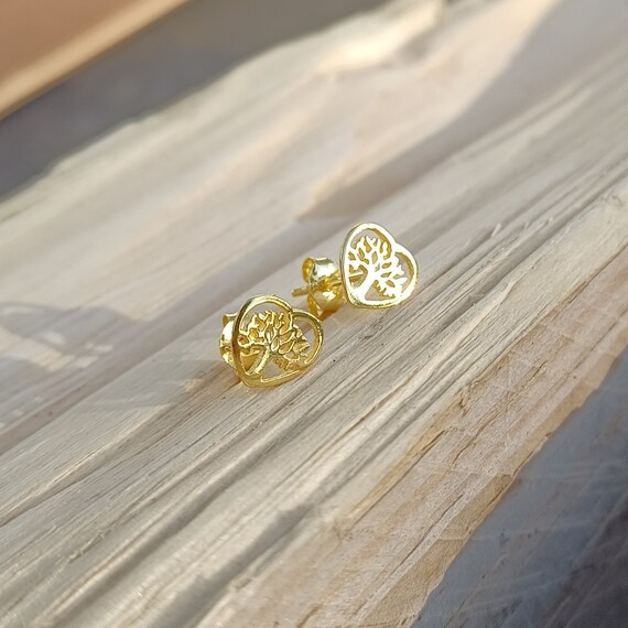 Clous D'oreilles Fleurs En Argent Sterling 925 Avec Nacre Clous D'oreilles Fleurs, Taille 9 X 42 Mm - France